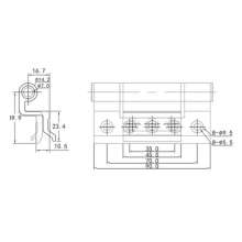 European standard aluminum alloy door hinge / thermal break broken bridge hinge door hinge / door leaf hinge / hinge door hinge PH-1375