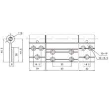 Window screen integrated door and window hinges / advanced swing door and window hinges / aluminum alloy hinges / household door and window hinges PH-1275