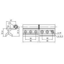 Luxury split hinge / aluminum alloy door and window hinge / swing window detachable hinge / home door hinge PH-1002