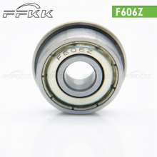 Flange bearing. Bearing. Caster. Wheel. Hardware tool F606zz 6 * 17 * 6 Flange miniature bearing Zhejiang Ningbo factory direct supply