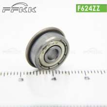 Supply flange bearings. Bearings. Casters. Wheels. F624ZZ 4x13x5x15 with ribs. Excellent quality Zhejiang factory direct supply