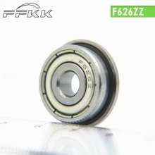 Flange bearings, bearings, casters, wheels, hardware tools, F626ZZ 6x19x6x22 with ribs, excellent quality, direct supply from Zhejiang manufacturers