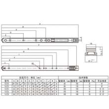 Aluminum window, hinged steel casement window, 22-slot sliding stay, upper and lower suspension window bracket, 304 stainless steel sliding stay