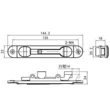 Foshan Factory Direct Sales / High Quality Zinc Alloy Latch / Stainless Steel Latch / Fire Door Latch / Tiandi Latch FB-003