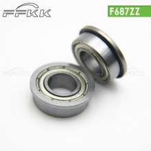 Supply flange bearings. Bearings. Hardware tools. Casters. F687zz 7x14x5x16 small bearing miniature Ningbo Ningbo factory direct supply