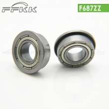 Supply flange bearings. Bearings. Hardware tools. Casters. F687zz 7x14x5x16 small bearing miniature Ningbo Ningbo factory direct supply