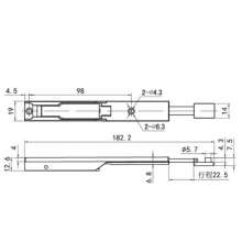 Foshan Factory Direct Latch / Aluminum Alloy Swing Door Latch / World Latch Lever / Long Latch / Concealed Pin FB-001