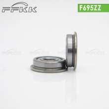 Supply flange bearings. Bearings. Hardware tools. Casters. Wheels. F695ZZ 5 * 13 * 4 * 15 with ribs Excellent quality Zhejiang factory direct supply