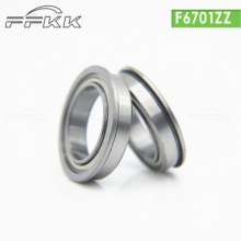 Flange bearings, bearings, casters, hardware tools, F6701ZZ 12 * 18 * 4 * 19.5 with ribs, excellent quality, direct supply from Zhejiang manufacturers