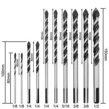 Multi-function drill bit Ceramic wall drill bit Black drill bit Marble drill bit Glass drill bit Tile hole opener Hand drill bit Alloy drill bit Drill set Multi-specification drill bit