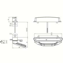 Factory direct door and window accessories / heavy sliding door mobile door handle / luxury handle / high-end door handle DL-003