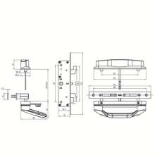 Factory direct door and window accessories / new mobile door handle / sliding door handle / sliding door handle DL-003B