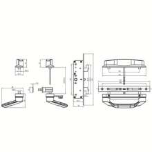 Factory direct door and window accessories / high-end sliding door handle / glass door handle / furniture sliding door handle DL-004B