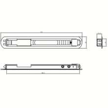 Sliding door and window bar lock / sliding door sliding door lock / aluminum alloy sliding door lock / slot lock / bar lock SL-006B
