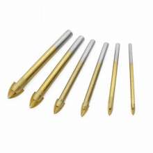 Industrial-grade drill bits Round shank cross drill bits Ceramic tile drill bits Titanium-plated triangle drill bits Glass ceramic drill bits Wall hole drill bits