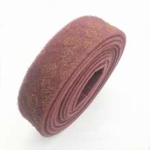 BPS metal wire drawing derusting cleaning iron plate burned decontamination cloth nylon sheet red roll, sheet 7447 industrial cleaning cloth