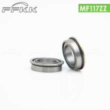 Supply flange bearings. Casters. Wheels. Hardware tools. MF117ZZ 7 * 11 * 3 * 11.6 with ribs, excellent quality Zhejiang factory direct supply