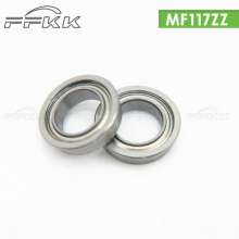Supply flange bearings. Casters. Wheels. Hardware tools. MF117ZZ 7 * 11 * 3 * 11.6 with ribs, excellent quality Zhejiang factory direct supply