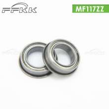 Supply flange bearings. Casters. Wheels. Hardware tools. MF117ZZ 7 * 11 * 3 * 11.6 with ribs, excellent quality Zhejiang factory direct supply