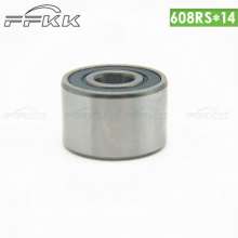 Supply of high-quality non-standard 608RS double row bearings. Bearings. Casters. Wheels. Hardware tools. Height 14mm 8 * 22 * 14 Zhejiang Cixi factory direct supply