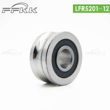 Supply U-shaped pulley bearings.  Casters.  Wheels.    Hardware tools. LFR5201-12 12x35x16 double row bead deep groove ball bearings factory direct supply