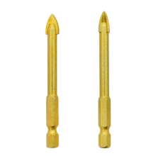 Hexagon shank drill bit Woodworking ceramic drill bit Reaming drill bit Opener Cement wall drill Glass drill bit Alloy triangle drill Drill bit