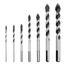 Multifunctional drill bit Ceramic drill bit Wall drill bit Black drill bit Ceramic tile drill bit Marble drill bit Opener Glass alloy drill bit Hand drill set