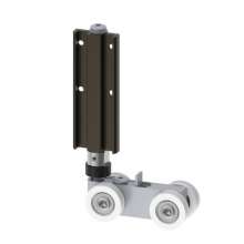 Factory direct door and window accessories / aluminum alloy broken bridge door and window hanging wheel / folding door hinge hanging wheel / door and window pulley PH-1502