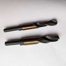 Black and yellow 4341 small shank drill nozzle high speed steel 1/2 equal shank drill bit reduced shank twist drill bit small shank drill bit