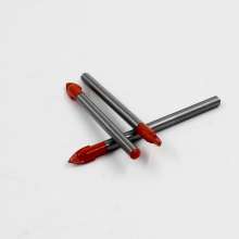 Round shank drill bit Triangle drill 6mm drill bit Wall drill bit Glass drill bit Ceramic tile drill bit Ceramic drill bit Glass drill hole drill High-efficiency wall drill bit