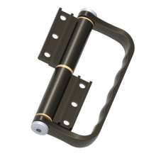 Factory direct folding door sliding door sliding door hinge with handle / aluminum alloy broken bridge folding door hinge handle PH-1408