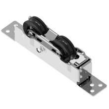 New heavy-duty push-pull pulley / professional production of high-end pulley / aluminum alloy door stainless steel wheel double-wheel pulley R-003