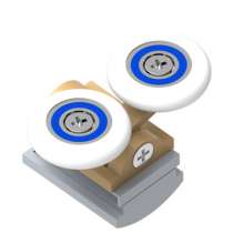 Factory direct door and window pulley accessories / bathroom sliding door track pulley / rubberized bearing pulley R-015