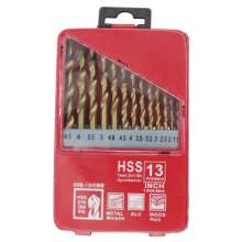 Twist drill bit set Titanium-plated drill bit set High speed steel drill bit Twist drill Wooden board drill bit Thin iron drill bit set