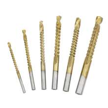 Twist drill bit Saw drill set High-speed steel drill bit Woodworking drill bit Multi-function drill bit Metal drill bit Expanded hole drill Groove drill Saw tooth drill 6 piece set 8mm drill bit