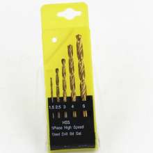 Titanium-plated drill bit Twist drill bit HSS drill bit High speed steel drill bit Reaming drill metal drill bit Iron plate drill bit Opener drill bit Set drill bit Aluminum alloy drill bit Drilling d