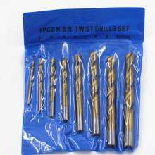 Titanium-plated drill bit Twist drill bit HSS drill bit High speed steel drill bit Reaming drill metal drill bit Iron plate drill bit Opener drill bit Set drill bit Aluminum alloy drill bit Drilling d
