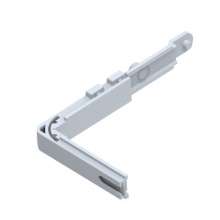 Door and window accessories corner device / aluminum alloy door and window corner device / accessory corner device / pearl chrome corner device PJ-033