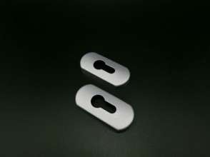 Door and window accessories lock core cover / aluminum alloy lock core accessories / advanced door and window lock core cover / split lock cover / lock core PJ-019