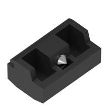 Factory direct door and window hardware accessories / aluminum alloy door and window hardware accessories / under suspension adjustment lock seat / support block PJ-014