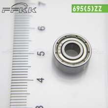 供应微型轴承  脚轮 轮子 五金工具 695（5）ZZ 5*13*5 高度5mm 浙江宁波工厂直供