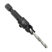 Hex shank countersink drill Woodworking screw drill Installation drill stepped drill Self-tapping screw drill countersunk hole drill bit Cone hole drill bit Drill bit set
