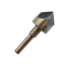 82 ° five-edged chamfering machine round shank taper bit 5PC inch woodworking chamfering machine deburring drill bit countersunk head drill high speed steel drill bit 4341 drill bit