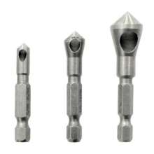 90-degree drill bit Oblique hole chamferer Inch chamferer Chip evacuation drill bit Countersink drill bit Deburring drill bit Woodworking hole taper Chamfer
