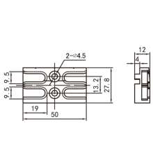 Factory direct door and window hardware accessories / aluminum alloy door and window accessories / broken bridge and window anti-theft / door and window special lock PJ-020