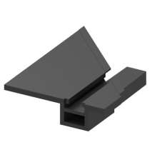 Factory direct spot wholesale doors and windows accessories / 95 sliding series / hook enterprise blocking end points around PJ-065