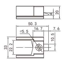 Factory direct door and window hardware accessories / supply of door and window accessories accessories / sliding series plastic parts / PJ-070
