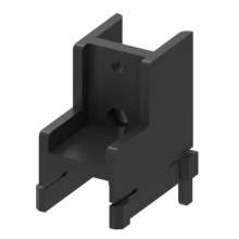 Factory direct door and window hardware accessories / 95 sliding series plastic parts / high-quality broken bridge aluminum insert angle PJ-066