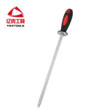 Factory direct professional wholesale sharpening stick double color plastic handle sharpening stick sharpening stick durable durable card installation