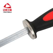 Factory direct professional wholesale sharpening stick double color plastic handle sharpening stick sharpening stick durable durable card installation